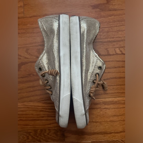 Sperry Seacoast Metallic Python Embossed Sneaker - Picture 3 of 7